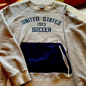 USMNT Nike crew neck with zipper pocket